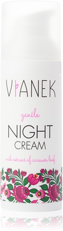 Vianek Gentle crème de nuit hydratante pour peaux sensibles et allergiques