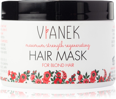 Vianek Maximum Strenght Regenerating maschera di rigenerazione profonda per capelli biondi