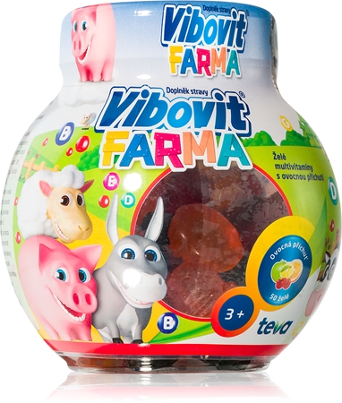 Vibovit Farma želé bonbóny s multivitamínovým komplexem