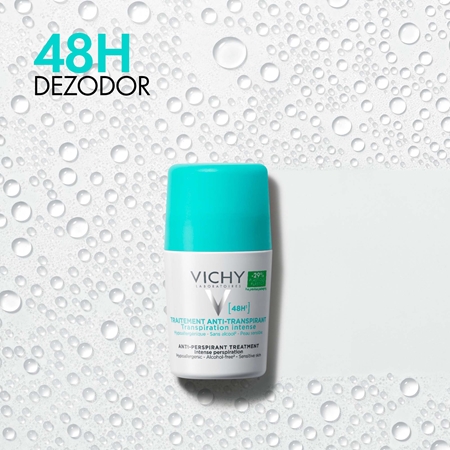 Vichy Deodorant 48h golyós dezodor roll-on az erőteljes izzadás ellen