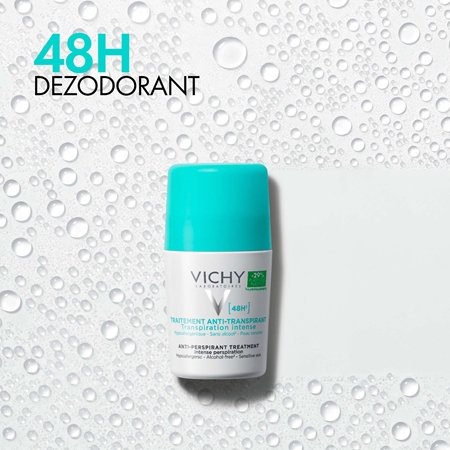 Vichy Deodorant 48h antiperspirant roll-on proti nadmernému poteniu