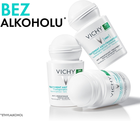 Vichy Deodorant 48h antiperspirant roll-on proti nadmernému poteniu