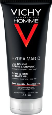 Vichy Homme Hydra-Mag C gel de duche para corpo e cabelo