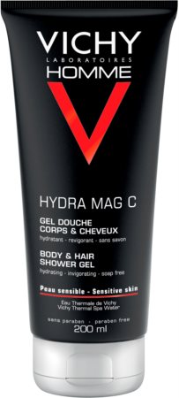 Vichy Homme Hydra-Mag C żel pod prysznic do ciała i włosów
