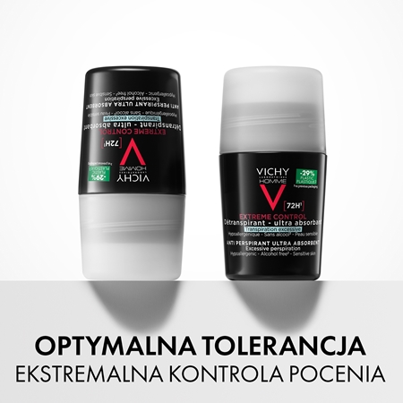 Vichy Homme Deodorant antyperspirant roll-on przeciw nadmiernej potliwości