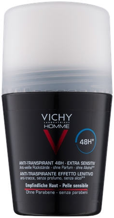 Vichy Homme Deodorant anti-transpirant roll-on sans parfum