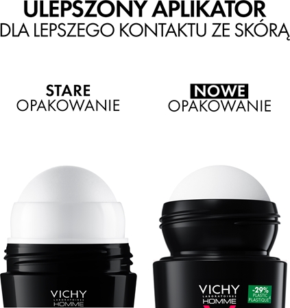 Vichy Homme Deodorant antyperspirant roll-on nieperfumowany