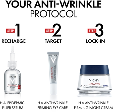 Vichy Liftactiv H.A. Anti-Wrinkle Firming Night Cream nočný spevňujúci a protivráskový krém s liftingovým efektom