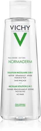 Vichy Normaderm мицеларна почистваща вода за мазна и проблемна кожа