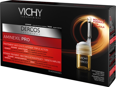 Vichy Dercos Aminexil PRO tratament intensiv impotriva caderii parului pentru barbati
