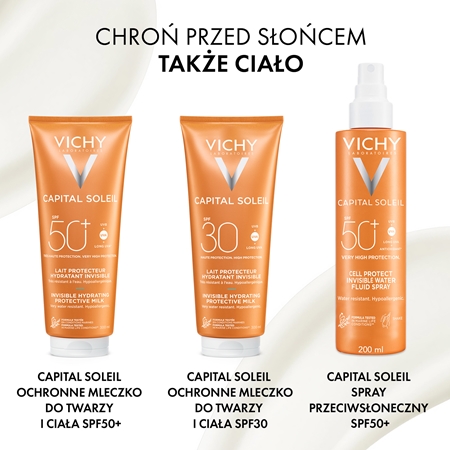 Vichy Capital Soleil Idéal Soleil ochronny fluid matujący do twarzy SPF 50