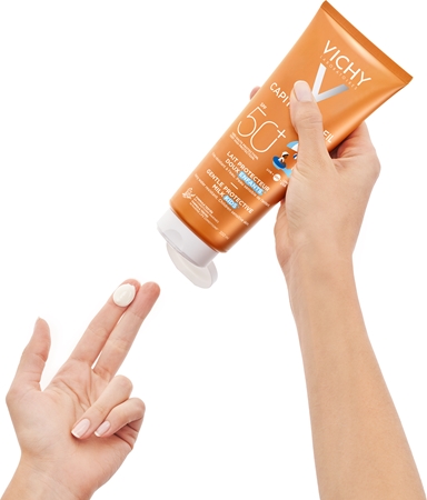 Vichy Capital Soleil Gentle Milk zaštitno mlijeko za dječje lice i tijelo SPF 50