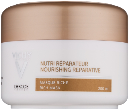 Vichy Dercos Nutri Reparateur Nourishing Reparative Rich Mask For Dry And Damaged Hair
