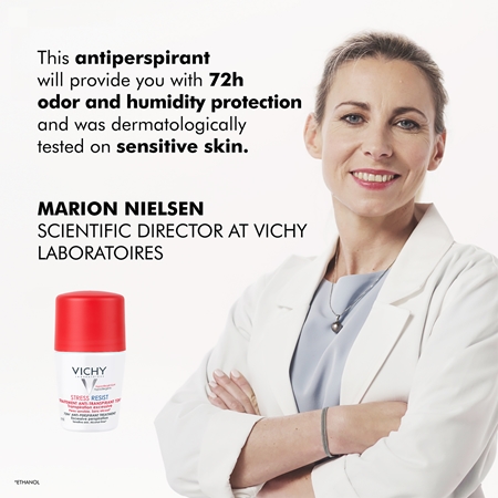 Vichy Deodorant 72h roll-on gegen übermäßiges Schwitzen