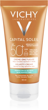 Vichy Capital Soleil creme protetor para pele aveludada SPF 50+