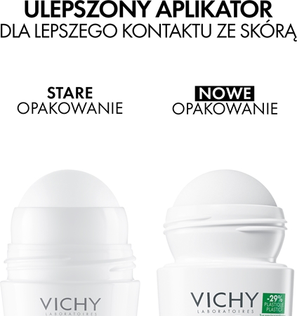 Vichy Deodorant 48h antyperspirant roll-on przeciwko białym i żółtym śladom