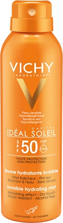 Vichy Capital Soleil Osynlig återfuktande spray SPF 50