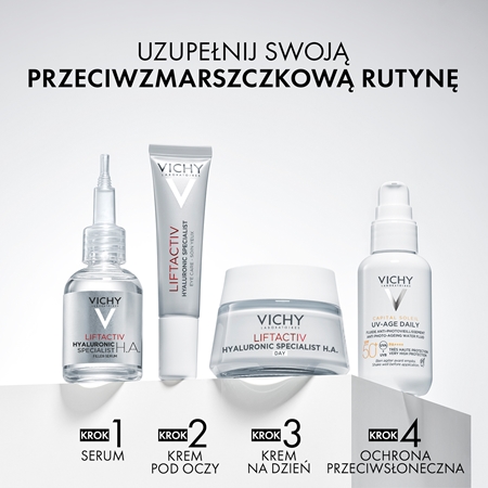 Vichy Liftactiv H.A. Anti-Wrinkle Firming Cream liftingujący krem na dzień do skóry suchej