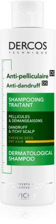 Vichy Dercos Anti-Dandruff šampón proti lupinám pre suché vlasy