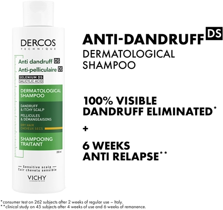 Vichy Dercos Anti-Dandruff Anti - Dandruff Treatment Shampoo