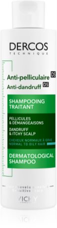 Vichy Dercos Anti-Dandruff szampon przeciwłupieżowy do włosów normalnych i przetłuszczających się