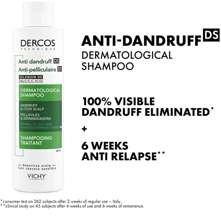 Vichy Dercos Anti-Dandruff shampoo antiforfora per capelli normali e grassi