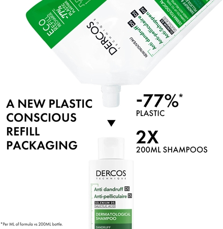 Vichy Dercos Anti-Dandruff Anti-Dandruff Shampoo for normal to oily hair