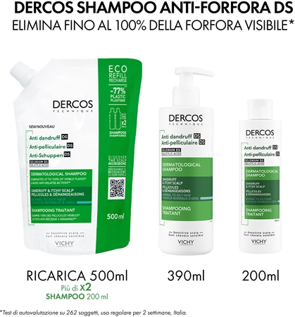 Vichy Dercos Anti-Dandruff shampoo antiforfora per capelli normali e grassi