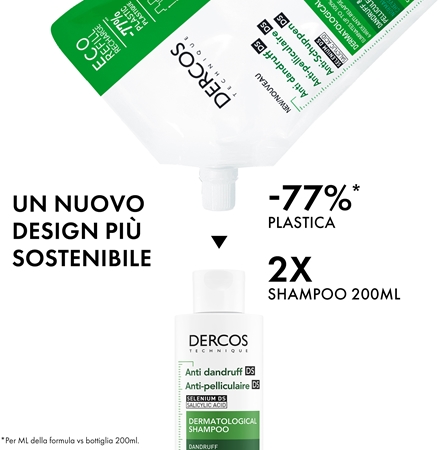 Vichy Dercos Anti-Dandruff shampoo antiforfora per capelli normali e grassi