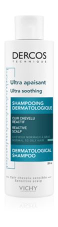 Vichy Dercos Ultra Soothing ultra pomirjajoči šampon za normalne do mastne lase in občutljivo lasišče