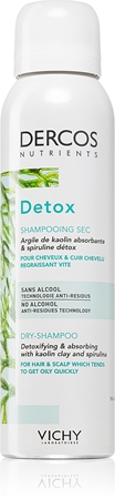 Vichy Dercos Detox champú en seco para cabello que se engrasa con rapidez