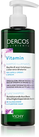 Vichy Dercos Vitamin A.C.E revitalizačný šampón pre rozžiarenie mdlých vlasov