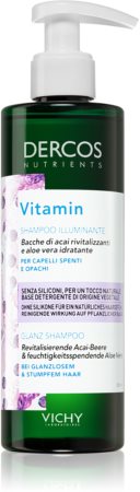 Vichy Dercos Vitamin A.C.E revitalisierendes Shampoo, um dem müden Haar seine Strahlkraft zurückzugeben
