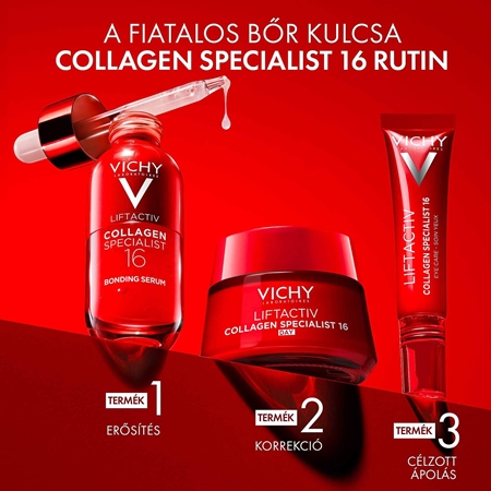 Vichy Liftactiv Collagen Specialist 16 Day Megújító lifting krém a ráncok ellen