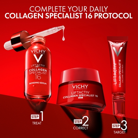 Vichy Liftactiv Collagen Specialist 16 Day Foryngende og løftende creme med anti-rynkeeffekt
