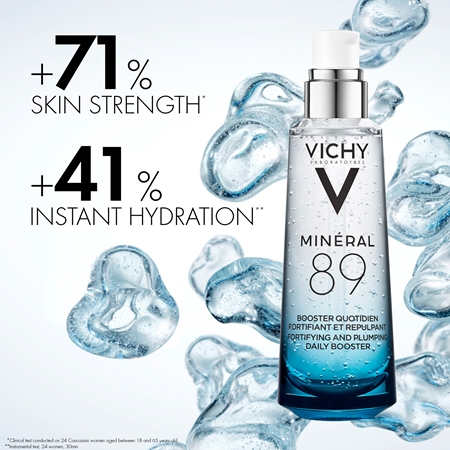 Vichy Minéral 89 booster fortifiant et repulpant à l’acide hyaluronique