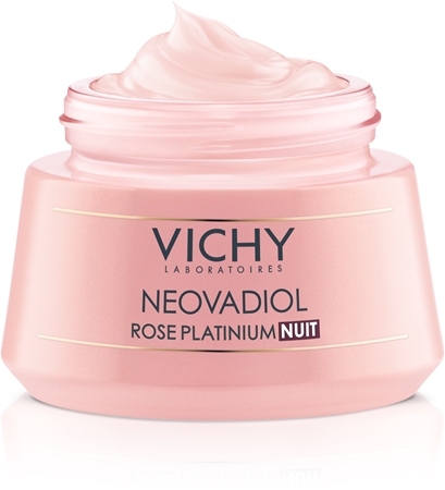 Vichy Neovadiol Rose Platinium verhelderende en herstellende nachtcrème voor Rijpe Huid