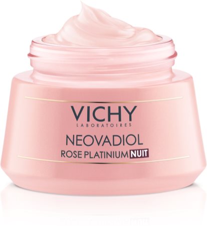 Vichy Neovadiol Rose Platinium crème de nuit illuminatrice et rénovatrice pour peaux matures