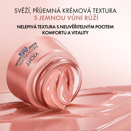 Vichy Neovadiol Rose Platinium rozjasňující a obnovující noční krém pro zralou pleť