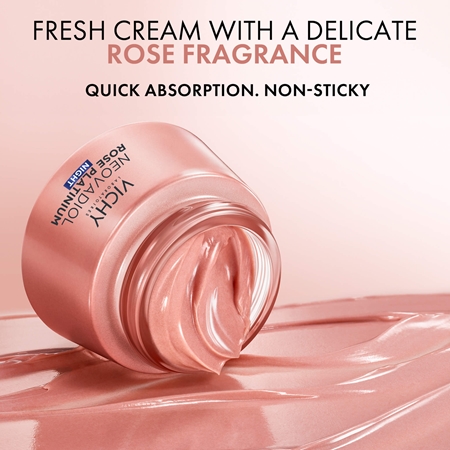 Vichy Neovadiol Rose Platinium cremă de noapte cu efect de iluminare și de regenerare pentru ten matur