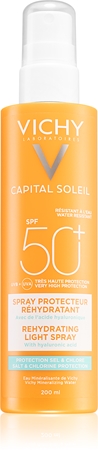 Vichy Capital Soleil Beach Protect multiprotekční sprej proti dehydrataci pokožky SPF 50+