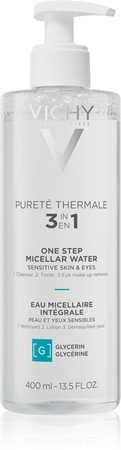 Vichy Pureté Thermale mineralinis micelinis vanduo jautriai odai
