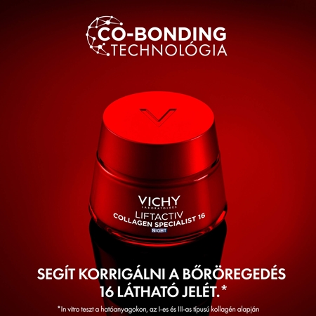 Vichy Liftactiv Collagen Specialist 16 Night feszesítő éjszakai ráncellenes krém