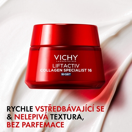 Vichy Liftactiv Collagen Specialist 16 Night zpevňující noční krém proti vráskám