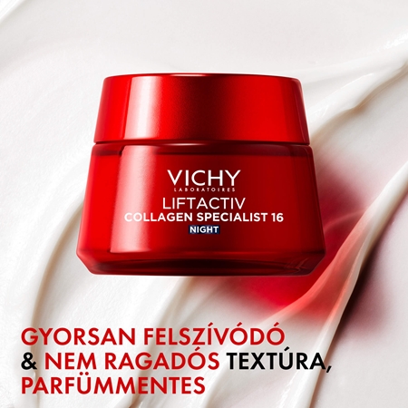Vichy Liftactiv Collagen Specialist 16 Night feszesítő éjszakai ráncellenes krém