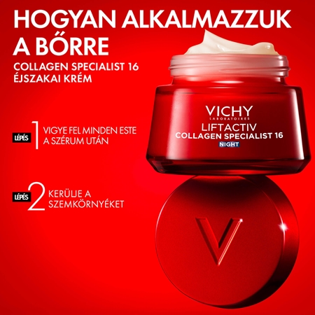 Vichy Liftactiv Collagen Specialist 16 Night feszesítő éjszakai ráncellenes krém