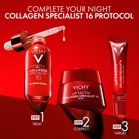 Vichy Liftactiv Collagen Specialist 16 Night učvršćujuća noćna krema protiv bora