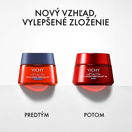 Vichy Liftactiv Collagen Specialist 16 Night spevňujúci nočný krém proti vráskam