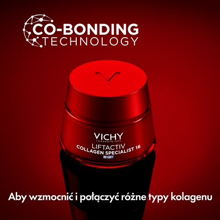 Vichy Liftactiv Collagen Specialist 16 Night krem ujędrniający na noc przeciw zmarszczkom