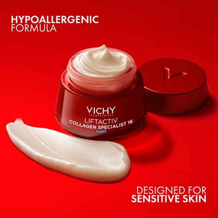 Vichy Liftactiv Collagen Specialist 16 Night učvršćujuća noćna krema protiv bora